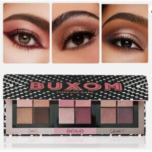 BUXOM Makeup Eyeshadow Palette High Pigment Shades Primer Infused